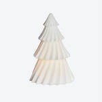 Produktbild fr 'Tanne aus Wachs mit LED-Beleuchtung, Wei'
