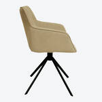 Produktbild fr 'Designer Drehstuhl Loft in Stoffvariante Velours'