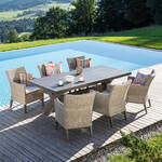Produktbild fr 'Wetterfester Design-Sessel aus innovativem Materialmix, Gartenmbel, Balkonmbel, Gartensitzgruppe'