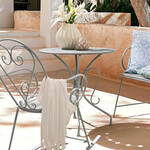 Produktbild fr 'Gartentisch Eisen Belle poque - Grau, /H ca. 70/71 cm, Gewicht ca. 6,5 kg'