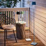 Produktbild fr 'Kabellose Akku-Tischleuchte mit Plisseeschirm'