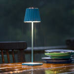 Produktbild fr 'Kabellose Akku-Tischleuchte mit Plisseeschirm'