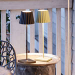 Produktbild fr 'Kabellose Akku-Tischleuchte mit Plisseeschirm'