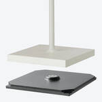 Produktbild fr 'Kabellose Akku-Tischleuchte mit Plisseeschirm'