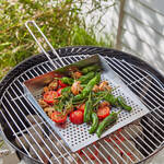 Produktbild für 'XL-Grillschaufel: Komfortabel grillen, schwenken und sicher transportieren'