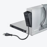Produktbild für 'Hochwertige Ganzmetall Elektro-Schneidemaschine passt platzsparend ins Schubfach'