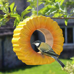 Produktbild fr 'Vogelfutterhaus Keramik - Gelb,  16 cm, 6 cm tief'