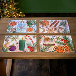 Produktbild f�r '2er-Set Tischsets - weihnachtliche Tischw�sche aus Traditionsweberei, 40/50 cm'