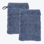 Produktbild fr '2er-Set Waschhandschuh 16x22cm Exquisit Sand'