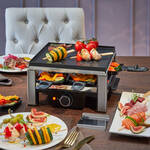 Produktbild fr '4-Personen-Raclette mit Gussgrill'