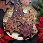 Produktbild für 'Weihnachtliche Schokoladentafel in Tannenbaumform'