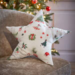 Produktbild fr 'Weihnachtskissen Xmas - in Herz- oder Sternform, bereits gefllt'