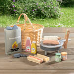 Produktbild für 'Barbecue-Set aus Holz für kleine Grillmeister'