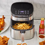 Produktbild für 'XL-Multifunktions-Heißluftfritteuse, Air Fryer, automatische Programme, Fritteuse'