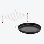 Produktbild für 'Backofen-Innovation: Großraum-Mikrowelle, Heißluft, Grill ohne Drehteller'