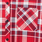 Produktbild für 'Weicher Baumwoll-Pyjama mit klassischem Karomuster, Nachtwäsche, Nachthemd, Schlafbekleidung, Loungewear, Schlafanzug'