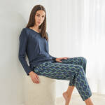 Produktbild für 'Gepflegte Pyjamahose mit Grafikprint zum Mixen & Matchen, Nachtwäsche, Pyjama, Schlafbekleidung, Loungewear, Nachthemd, Schlafan'