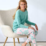 Produktbild fr 'Pyjamahose Damen - angenehmer Baumwoll-Elasthan-Mix, Gren: XS/36 bis XXXL/48'