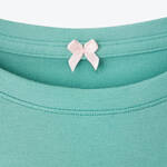 Produktbild fr 'Langarmshirt Damen Grn - 95 % Bio-Baumwolle, 5% Elasthan, Gren XS/36 bis XXXL/48'