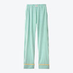 Produktbild f�r 'Damen Pyjama - klassisch geschnitten, Gr�n/Wei� gestreift, Gr��en XS/36 bis XXXL/48'