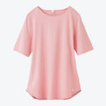 Produktbild fr 'Shirt Damen, Halbarm, Rosa - 47 % Baumwolle, 47 % Modal, Gren: XS/36 bis XXXL/48'