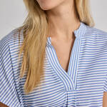 Produktbild f�r 'Baumwoll-Pyjama fein gestreift, Gr��e 38-46'