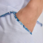 Produktbild f�r 'Gestreifte Pyjama mit Liberty-Blumenstoff, Gr��e 36-54'