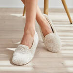 Produktbild für 'Kuscheliger Pantoffel mit klimaregulierendem Schaffell, Slip Ons, Hausschuhe, Slippers'