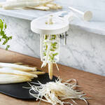 Produktbild für 'Spargelschäler - In einer Minute mühelos ein Pfund Spargel schälen'
