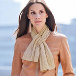 Produktbild fr 'Zopfmuster-Kaschmirschal immer perfekt gestylt, Halstuch, Tuch, Rundschal'