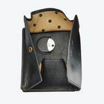 Produktbild fr 'Kompaktes Portemonnaie fr Damen - Wiener Schachtel, Rindsleder, Schwarz, B/T/H 10/9/2,5 cm'