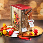 Produktbild fr 'Chili-Adventskalender - 24 Sorten von mild bis scharf, 131 g'
