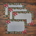 Produktbild fr '4er-Set Gobelin-Tischset Girlande - 32 x 48 cm'