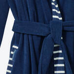 Produktbild fr 'Leichter Kapuzen-Bademantel mit maritimen Details'