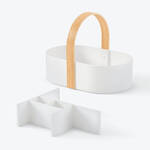 Produktbild fr 'Vielseitiger Aufbewahrungskorb mit Tragegriff - L/T/H 30/20/23 cm'