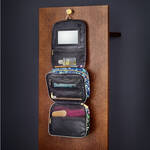 Produktbild fr 'Kulturbeutel - 100 % Polyester, Schwarz, Metall, zum Aufhngen, (B/T/H) 27/12/21 cm'