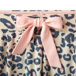 Produktbild fr 'Pyjamahose Damen - Leo-Print, Sand/Grau, angenehmer Baumwoll-Elasthan-Mix'