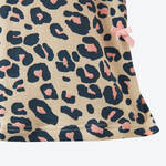 Produktbild fr 'Nachthemd - Leo-Print, Sand/Grau, angenehmer Baumwoll-Elasthan-Mix'