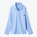 Produktbild fr 'Pyjama - Flanell aus 100 % Baumwolle, klassischer Schnitt, Vichy-Karo, Hellblau'