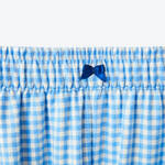 Produktbild fr 'Pyjama - Flanell aus 100 % Baumwolle, klassischer Schnitt, Vichy-Karo, Hellblau'