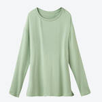 Produktbild fr 'Langarmshirt fr Damen, Grn - Viskose-Elasthan-Mix'