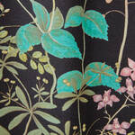 Produktbild fr 'Damen-Nachthemd mit floralem Bltenmuster, Schwarz, Viskose-Elasthan-Mix'