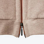 Produktbild fr 'Damen-Hausanzug - weicher Sweatstoff aus 95 % Baumwolle, 5 % Elasthan, innen angeraut, Beige'