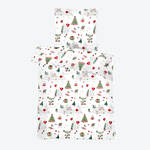 Produktbild fr 'Flanell-Bettwsche Christmas Tree - 100 % Baumwolle'