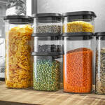 Produktbild fr 'Stilvolles Klarsichtdeckel-Vorratsglas: Lebensmittel sicher und platzsparend aufbewahren'