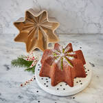 Produktbild für 'Stern: Kunstvolle Weihnachtskuchen backen in superleitfähiger Guss-Backform'