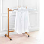 Produktbild fr 'Holz-Wschestnder klappbar - 13 m Trockenlnge, 2 klappbare Flgel, B/H/T ca. 126/105/67 cm'