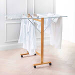 Produktbild fr 'Holz-Wschestnder klappbar - 13 m Trockenlnge, 2 klappbare Flgel, B/H/T ca. 126/105/67 cm'