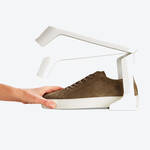 Produktbild fr '2er-Set Schuhablage - Schuhe platzsparend auf 2 Ebenen stapeln, B/H/T ca. 15/18/26 cm'