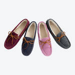 Produktbild f�r 'Handgen�hte Veloursleder- Mokassins f�r Sie'